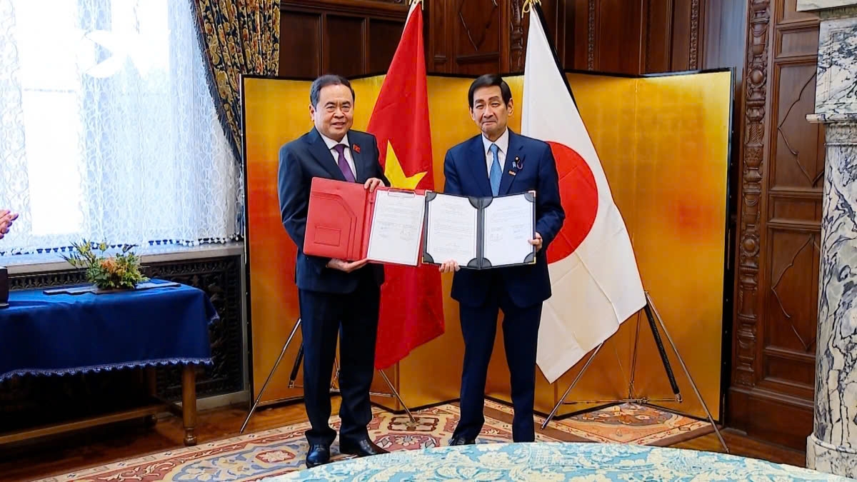 Vietnam and Japan ink parliamentary cooperation agreement